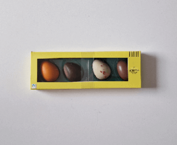 Påskechokolade - 4 forskellige æg